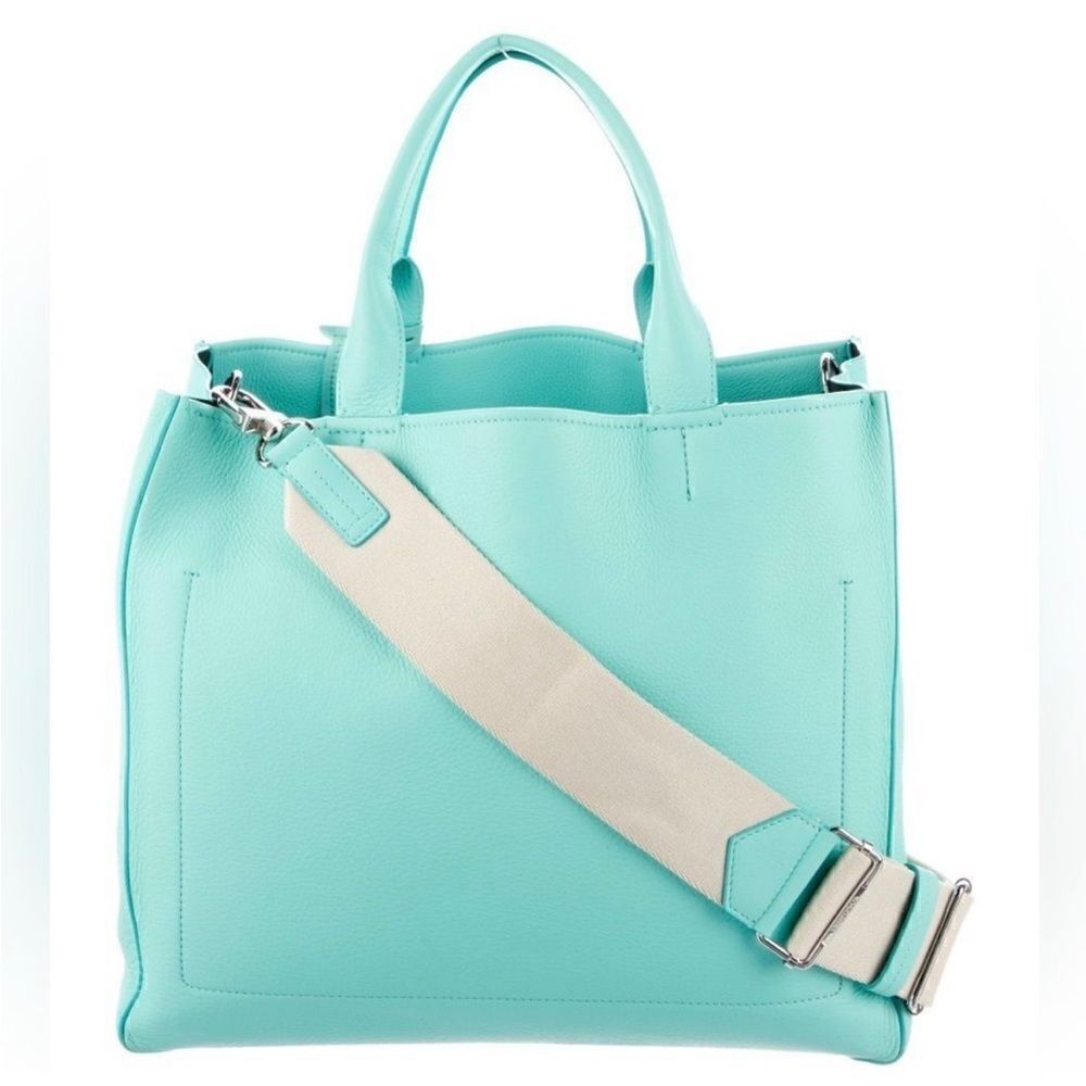 Tiffany & Co. Leather Tote - Blue